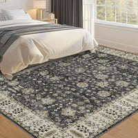 Tappeti marocchini Garvee in misto cotone, pelo piatto, tappeto antiscivolo per soggiorno, camera da letto, cucina, 160x230cm, stile boho