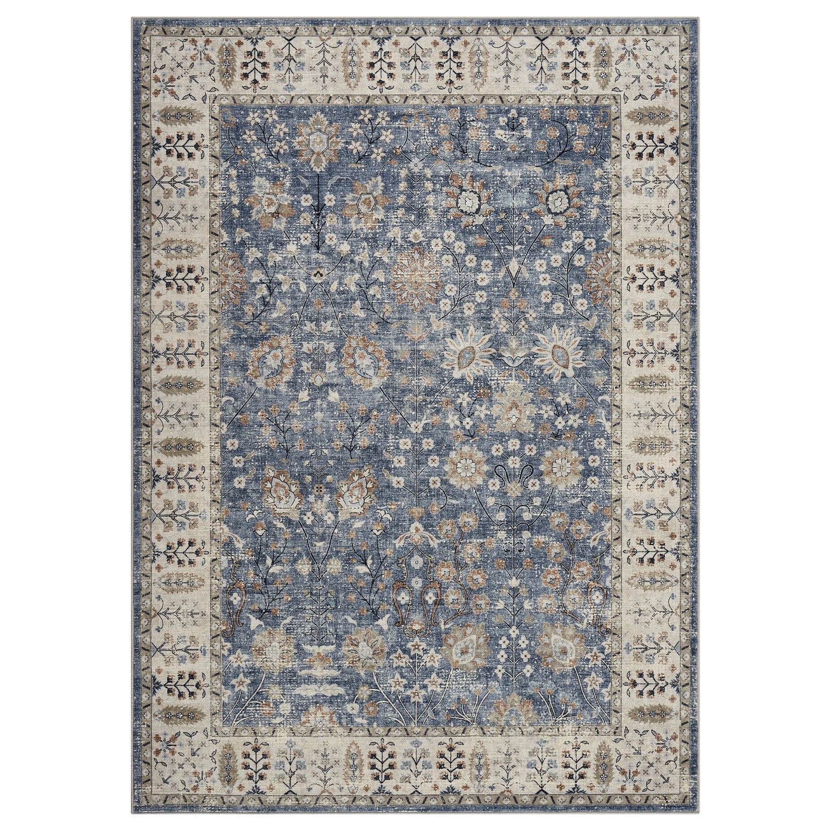 Tappeti marocchini Garvee in misto cotone, pelo piatto, tappeto antiscivolo per soggiorno, camera da letto, cucina, 160x230cm, stile boho