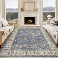 Tappeti marocchini Garvee 200x290cm in misto cotone a pelo corto, antiscivolo, per soggiorno, camera da letto, cucina, stile boho