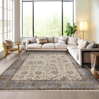 Tappeti marocchini Garvee in feltro misto cotone, pelo corto, tappeto antiscivolo per soggiorno, camera da letto, cucina, 200x290cm, stile Boho