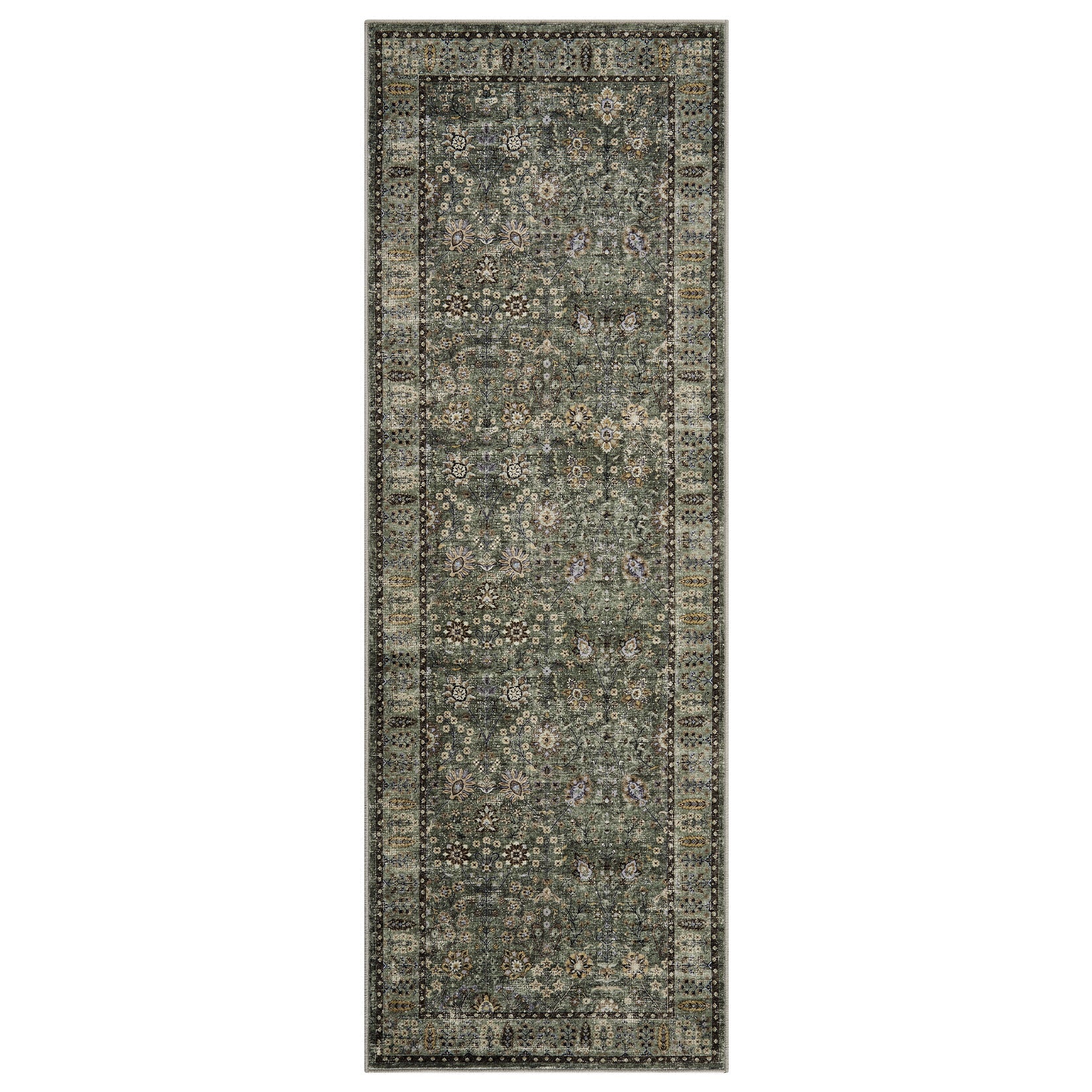 Tappeto marocchino Garvee 80x150cm in misto cotone antiscivolo per soggiorno e cucina, stile boho