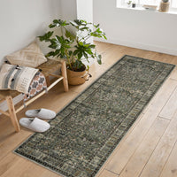 Tappeto marocchino Garvee 80x150cm in misto cotone antiscivolo per soggiorno e cucina, stile boho