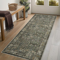 Tappeto marocchino Garvee 80x150cm in misto cotone antiscivolo per soggiorno e cucina, stile boho
