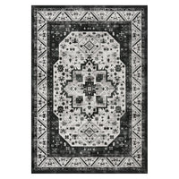Tappeto vintage boho Garvee 80x150 cm, antiscivolo, lavabile, morbido, a pelo corto, in finto cashmere, per soggiorno, camera da letto