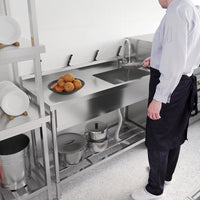 Lavello indipendente Garvee da 47 pollici in acciaio inossidabile 304, vasca singola con gambe regolabili per cucina e garage