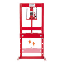 Pressa Idraulica Garvee 6 Tonnellate H-Frame con Tavolo Regolabile - Regalo Perfetto per Festa del Papà Officina Garage