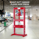 Pressa Idraulica Garvee 6 Tonnellate H-Frame con Tavolo Regolabile - Regalo Perfetto per Festa del Papà Officina Garage - 