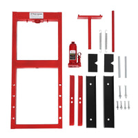 Pressa Idraulica Garvee 6 Tonnellate H-Frame, Altezza Regolabile e Valvola Sicurezza - Regalo Perfetto per Festa del Papà in Officina, Acciaio Nero