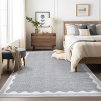Zerbino Garvee per camera da letto, antiscivolo, 80 x 150 cm, in TPR, lavabile, per cameretta dei bambini, soggiorno