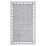 Tappeto moderno per soggiorno Garvee 120x170 cm grigio, lavabile, antiscivolo, a pelo corto, antimacchia, pieghevole per ufficio e sala da pranzo
