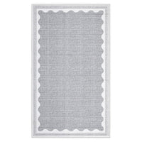 Tappeto moderno per soggiorno Garvee 120x170 cm grigio, lavabile, antiscivolo, a pelo corto, antimacchia, pieghevole per ufficio e sala da pranzo