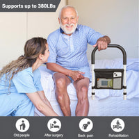 Sponda per letto Garvee per stare in piedi, regolabile, ergonomica, antiscivolo, 52x30x49 cm