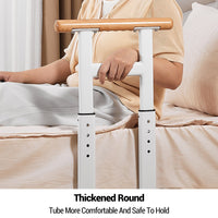 Sponda per letto Garvee 58,5×62,5 cm regolabile in altezza 43,5-52,5 cm – Protezione anticaduta pieghevole per anziani, altezza regolabile per esigenze di sicurezza individuali