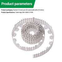 Bordatura per prato Garvee da 10 m con 30 picchetti di ancoraggio, flessibile, resistente alle intemperie, in plastica, alta 13 cm, bianca, per giardino, vialetti, aiuole