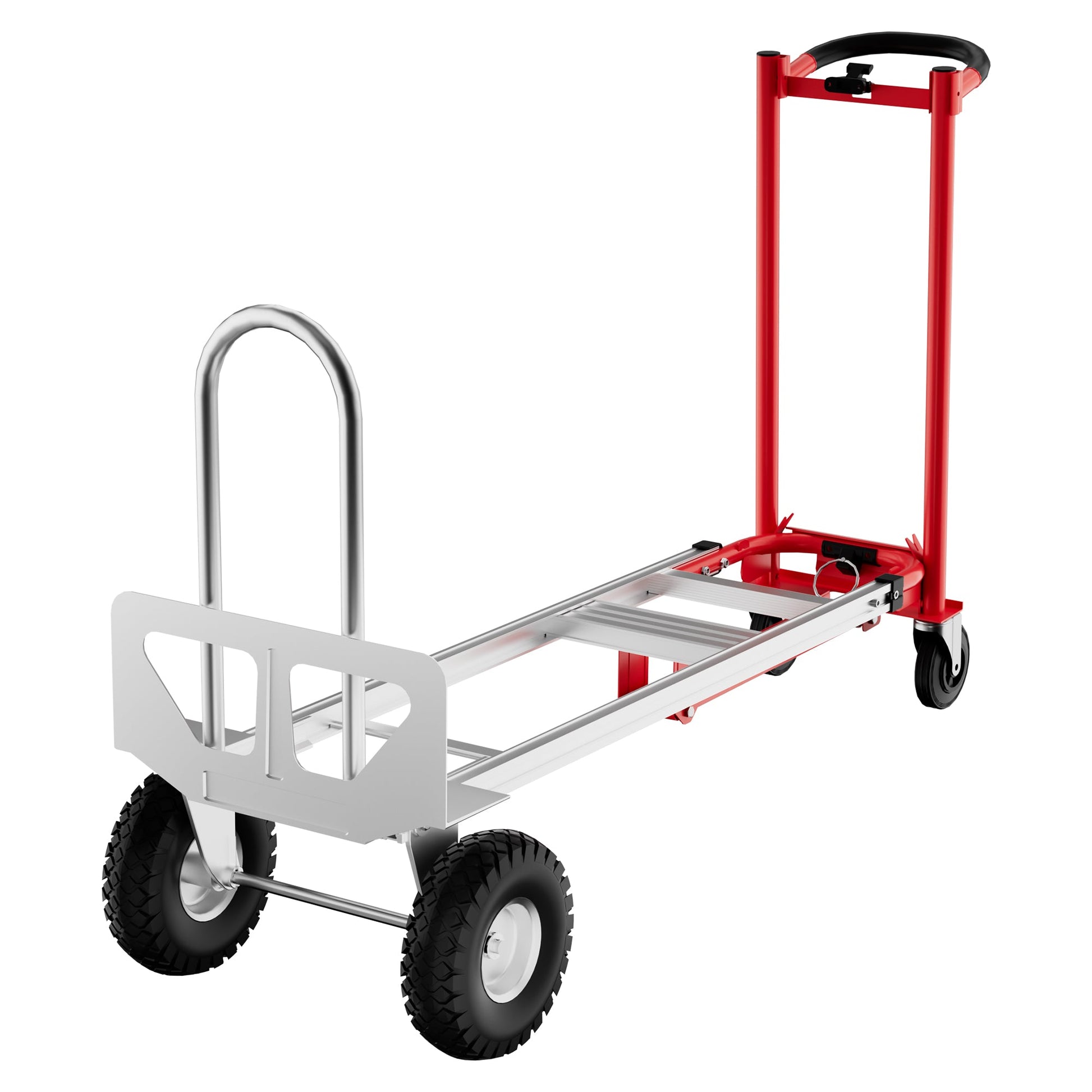 Carrello pieghevole Garvee 3 in 1 per carichi pesanti con ruote e cinghie elastiche per casa e ufficio, capacità di carico di 770 libbre