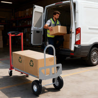 Carrello pieghevole Garvee 3 in 1 per carichi pesanti con ruote e cinghie elastiche per casa e ufficio, capacità di carico di 770 libbre