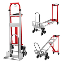 Carrello portascale Garvee 3 in 1 con cinghie elastiche pieghevoli per impieghi gravosi, per casa e ufficio, capacità di carico di 770 libbre