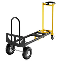 Carrello pieghevole Garvee 3 in 1 per carichi pesanti con ruote ed elastici per casa e ufficio, capacità di carico di 770 libbre, pieghevole