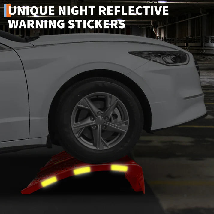Garvee Rampe Auto Pesanti 2 Pezzi 8000lbs Acciaio Antiruggine Riflettenti Notturne 89x33 cm Garage Officina