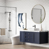 Garvee Lavabo Rettangolare in Ceramica Bianco, Profondità 12,7 cm, Bagno Contemporaneo, Facile da Pulire
