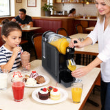 Garvee Macchina Slush 2,5L Con 5 Modalità Bevande, Regolazione Manuale Temperatura, Pulizia Automatica, Compressore Efficiente, Ideale Per Slushies E Cocktail - Nero