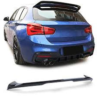 Garvee Auto Rear Wing Cover Spoiler posteriore tipo Pasta con targhetta, parti modificate, leggero, nero