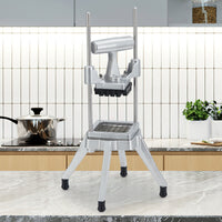 Affettatrice per verdure commerciale Garvee con 4 lame in acciaio inossidabile, impugnatura ergonomica, antiscivolo, per cucina e ristorante, varie dimensioni acciaio inossidabile