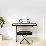 Tastiera pianoforte Garvee Kids a 61 tasti con borsa, microfono, cuffie per principianti, portatile per uso domestico, nero