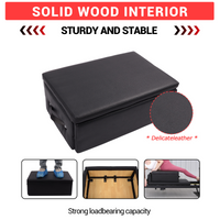 Garvee Pilates Seat Box pieghevole, nero, robusto, portatile, per home studio e fitness, 24,4"x16,9"x9"