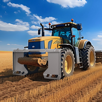 Piastra di montaggio per minipale Garvee da 3/8 pollici, attacco rapido universale, piastra in acciaio resistente per trattori e minipale, robusta e versatile