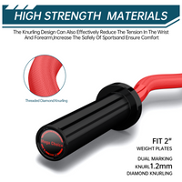 Bilanciere Garvee Olympic EZ Curl da 47" - Ergonomico, capacità 500 libbre, acciaio legato, manicotti in rame, pesi standard da 2", collari a molla, palestra